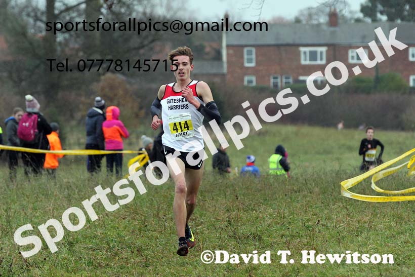 Mens under-17s, 2021 North Eastern Cross Country Championships, Sedgefield. Photo: David T. Hewitson/Sports for All Pics